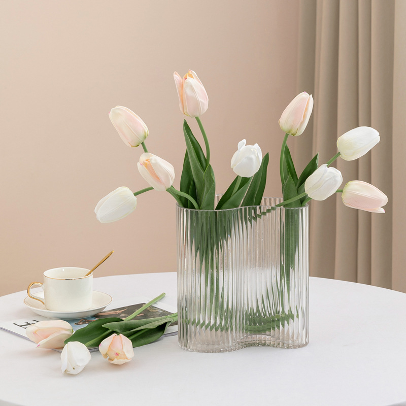 Hoa tulip giả Hoa giả quán cafe Decor phòng phụ kiện chụp ảnh, trang trí nhà, Giá sp là 1 cành hoa - Endy Shop | BigBuy360 - bigbuy360.vn