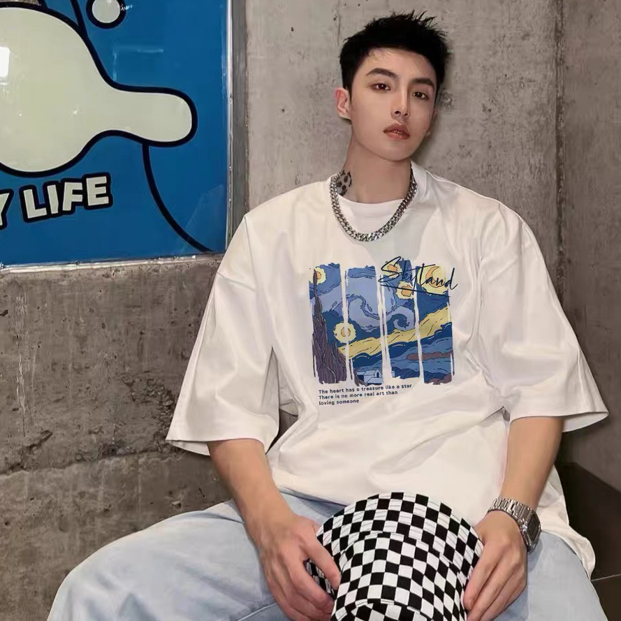 Áo Phông Cổ Tròn mới nhất 2023, Áo Thun Nam Nữ Form Rộng Tay Lỡ Unisex Basic Overisze Vago Hè Hot Trend 2023