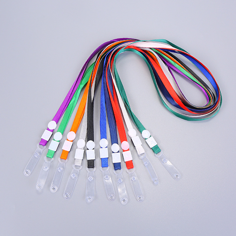 Dây đeo thẻ bản 1cm các màu và thẻ tên loại nhỏ 107,108