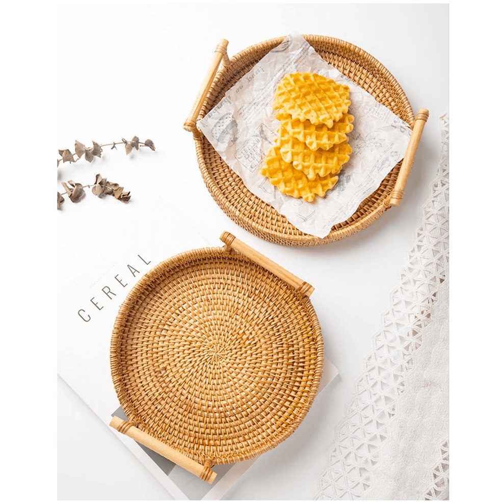 Bát mây| đĩa mây | khay mây đựng hoa quả bánh kẹo, trang tri decor