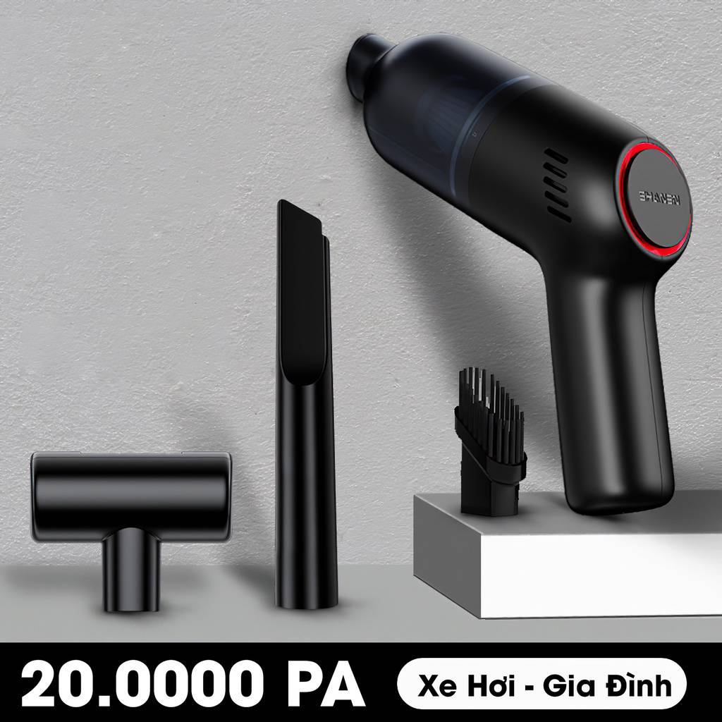 Máy Hút Bụi Cầm Tay Đa Năng SHANE Máy Hút Bụi Ô Tô Nhà Ở Không Dây Tiện Dụng - NMC STORE0