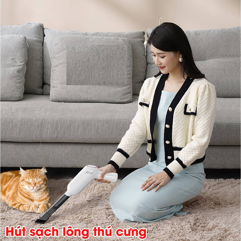 Máy Hút Bụi Cầm Tay Đa Năng SHANE Máy Hút Bụi Ô Tô Nhà Ở Không Dây Tiện Dụng - NMC STORE0