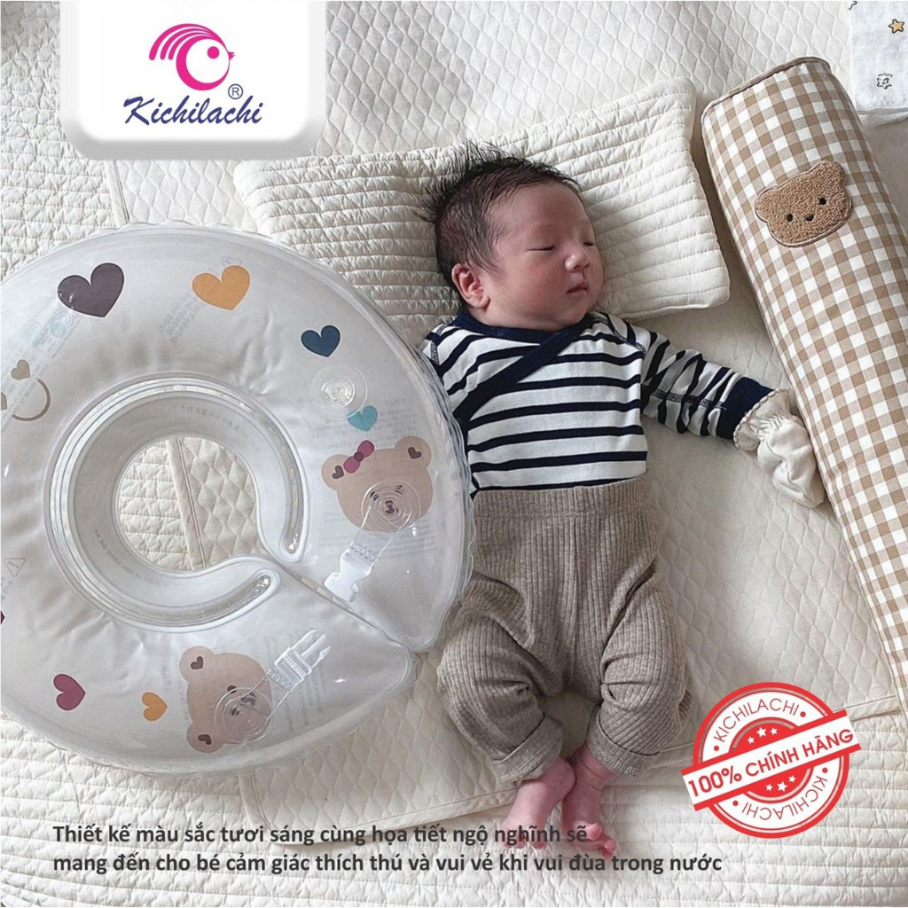 Phao bơi nâng cổ Kichi an toàn cho bé BQSHOP