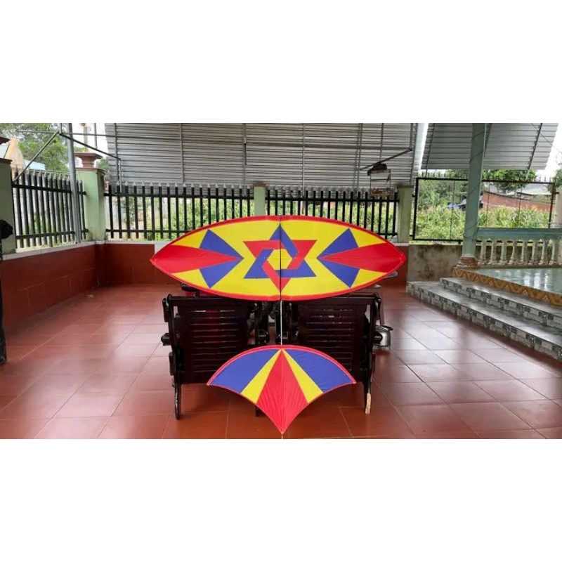 Bộ diều 2m. nan cacbon tx