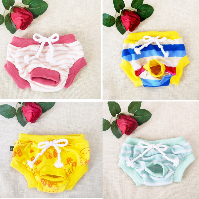Yếm sinh lý cho chó mèo, Quần chíp dành cho chó mèo, bỉm tã vải cho chó LaLi fashion