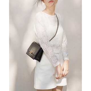 Áo croptop tay dài form vừa RUCHAN