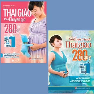 Sách - Trọn bộ Thai giáo theo chuyên gia + Hành trình thai giáo - 280 ngày mỗi ngày đọc một trang