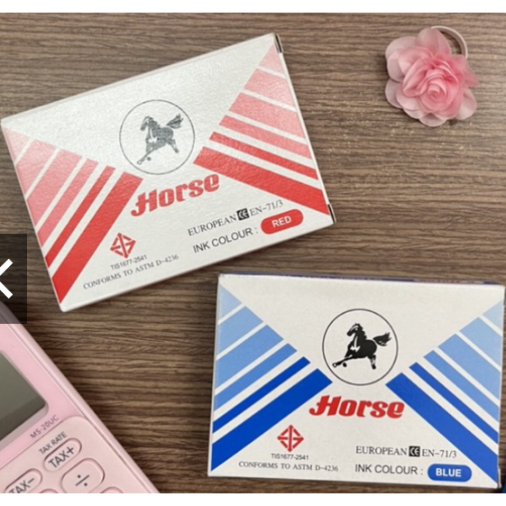 Khay Tampon Chấm Mực Đóng Dấu Rõ, Horse Thái Lan