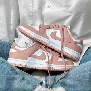 JDK STORE_Giày Sneaker Sb Dunk Rose Whisper Hồng Đất