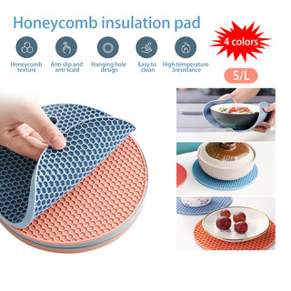  Miếng Lót Cốc,Nồi Silicon Tổ Ong,Miếng Lót Nồi Silicon Chống Nóng Chịu Nhiệt Phong Cách Bắc Âu Tiện Lợi 