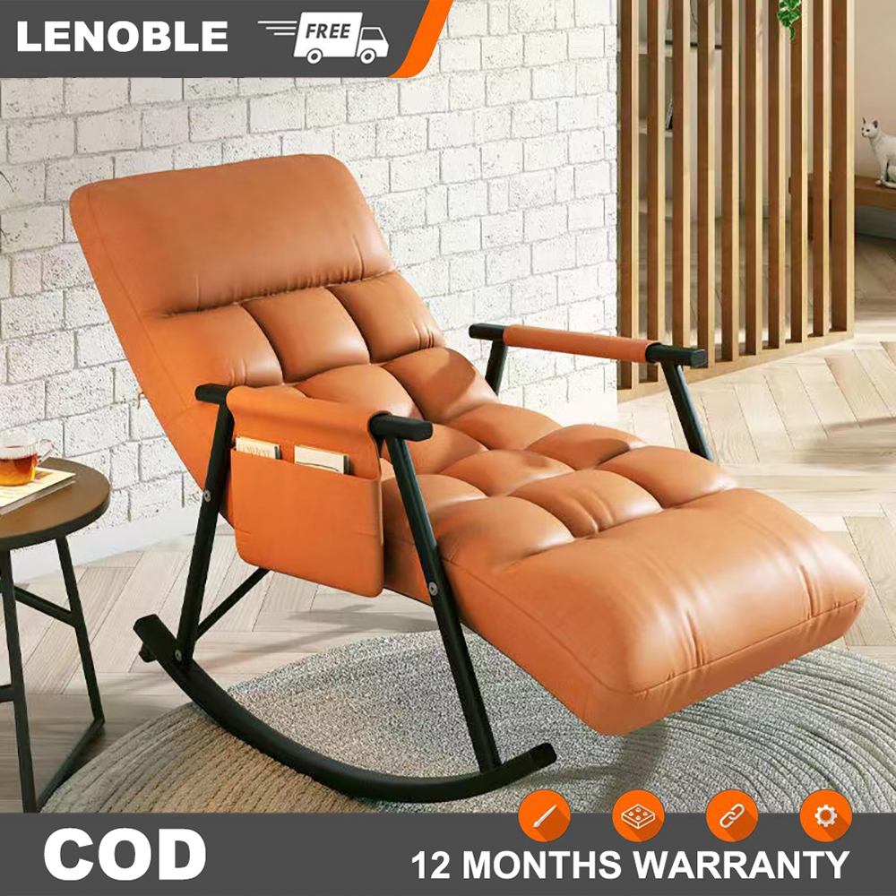 Ghế Bành Sofa Lười Thư Giãn Kèm Đôn Gác Chân, Ghế Sofa Bành Thư Giãn Cao Cấp，ghế tựa, ghế bập bênh