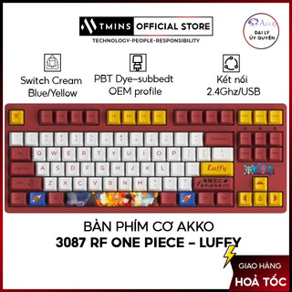 Bàn phím cơ AKKO 3087 RF v3 One Piece - Luffy (Dual-mode / AKKO sw v3) - Hàng chính hãng