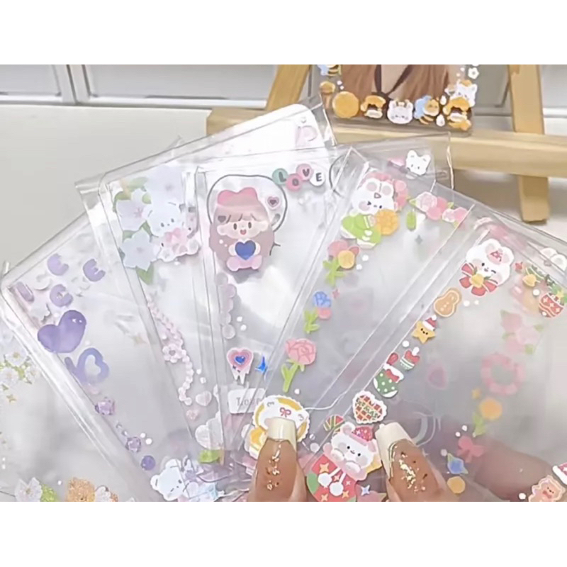 Toploader sticker decal bảo vệ card