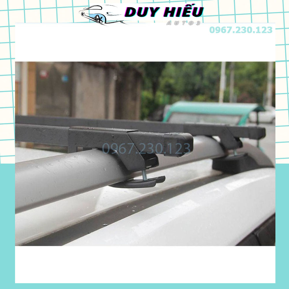 Hai thanh giá nóc ngang ô tô chở hàng, thanh baga mui chất liệu kim loại chịu được tải trọng lớn - DH3