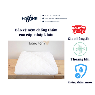 Tấm bảo vệ nệm chống thấm cao cấp, bảo vệ nệm tuyệt đối