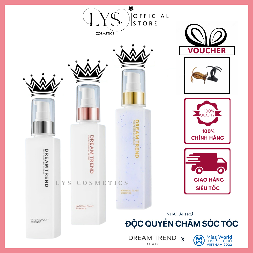 COMBO 2 Chai Tinh Chất Dưỡng Tóc AHA Essence Dream Trend | LYS Cosmetics