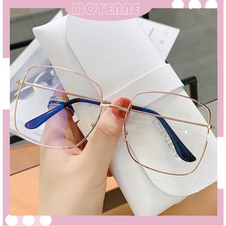 Tròng kính chống ánh sáng xanh Tròng kính vuông chống ánh sáng xanh gọng kính thời trang Gọng kính lọc ánh sáng xanh