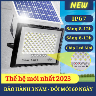  Đèn năng lượng mặt trời chống lóa cao cấp Solarlight 2023 cảm biến ánh sáng tự động chống nước IP67. Bảo hành 2 năm 
