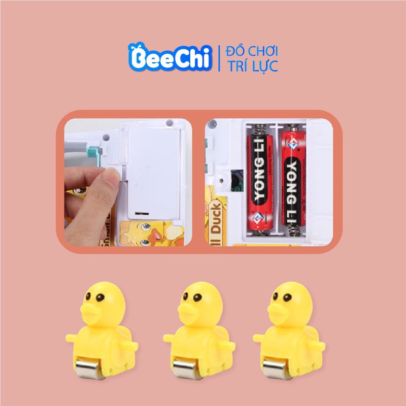 Đồ chơi vịt leo thang cho bé có đèn và nhạc vui nhộn