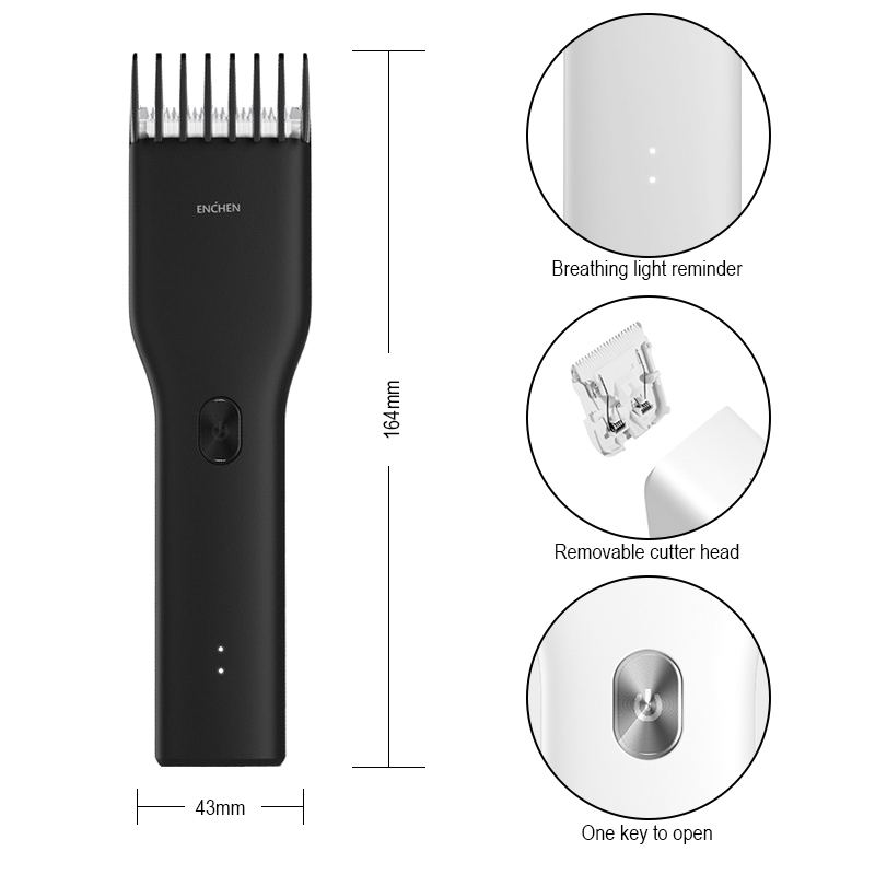 Tông Đơ Enchen Boost Cắt Tóc Chuyên Nghiệp,Máy Cắt Tóc Enchen Boos Cao Cấp, Tông đơ cắt tóc gia đình chính hãng