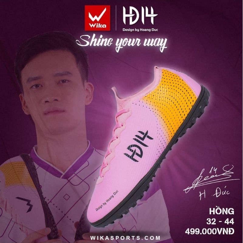 Giày đá bóng Wika Hoàng Đức 14