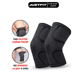 Bó gối thể thao JUSTFIT băng đầu gối thủ môn, chạy bộ, tập gym dày dặn co giãn 4 chiều, bảo vệ khớp gối