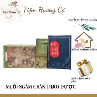 Combo Muối ngâm chân Sinh Dược & Tặng Trà An Thái, Thảo Dược, Tự Nhiên.