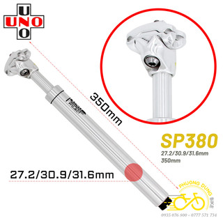 Cọc yên nhún xe đạp nhôm uno 31.6mm