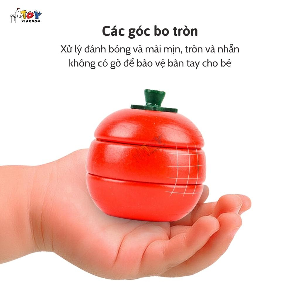 Bộ Cắt Gọt Rau Củ Quả Bằng Nam Châm Toykingdom Giúp Bé Tăng Khả Năng Nhận Biết Và Vận Động, Đồ Chơi An Toàn , Màu Sắc Đẹ