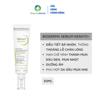 Kem Dưỡng Bioderma Sébium Kerato+ Giảm Mụn Ngừa Thâm Mụn 40ml