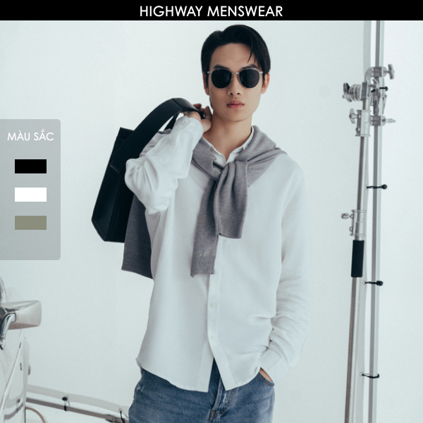 Áo sơ mi dài tay lịch lãm mềm mịn Highway (Menswear) Joseph