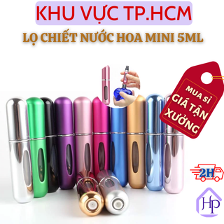  Lọ chiết nước hoa mini 5ml, chai xịt nước hoa tự động, thiết kế sang trọng, kích thước nhỏ gọn tiện dụng