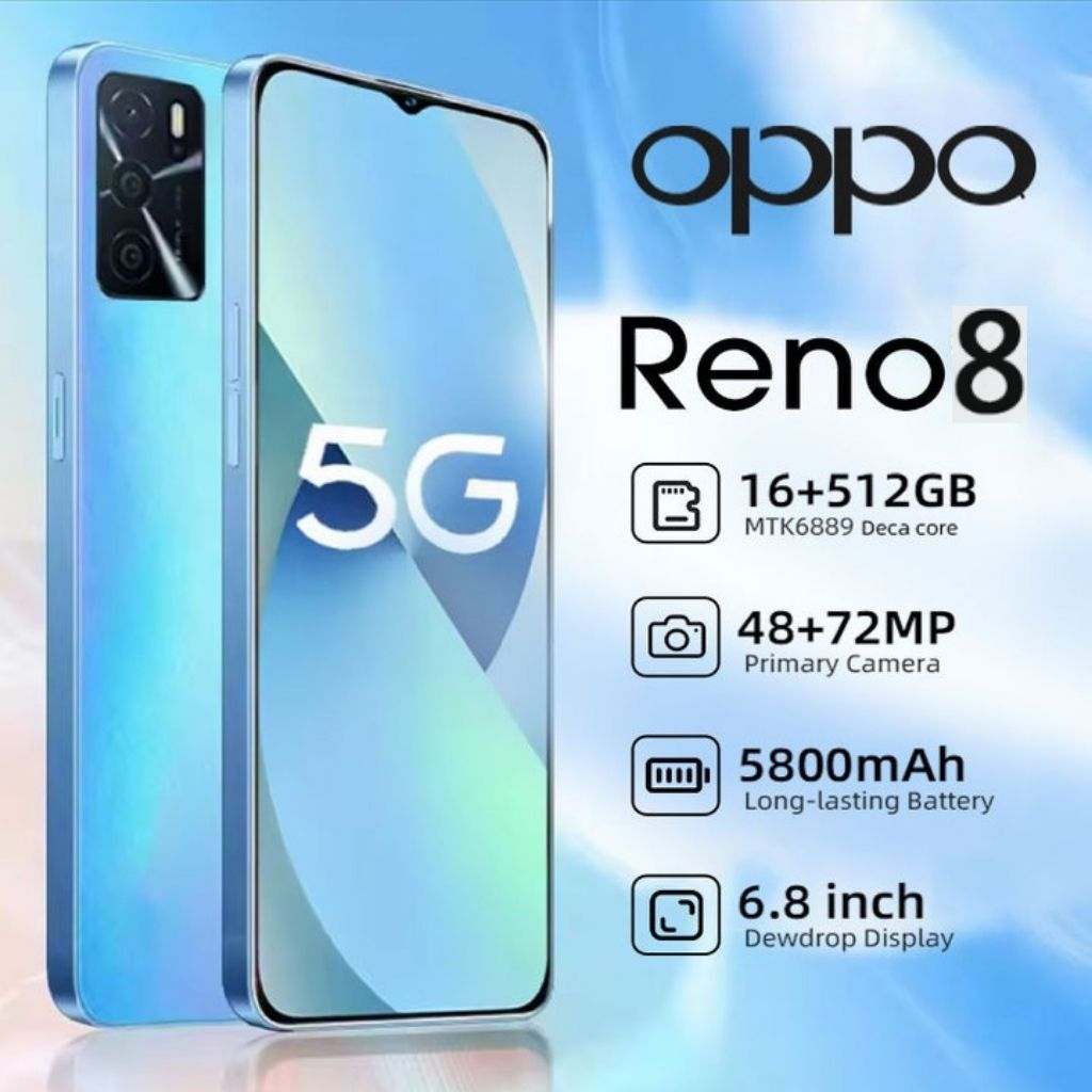 Điện thoại Reno8 Pro mới nguyên bản 12+512GB smartphone toàn màn hình Android Dual Sim Chính Hãng mới COD
