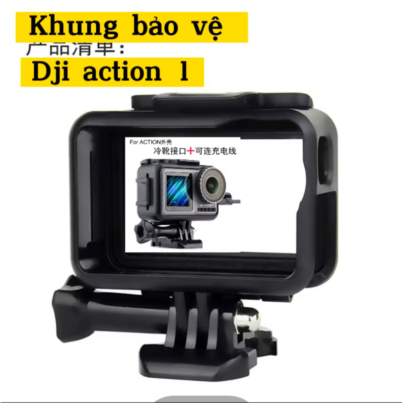 khung bảo vệ dji action 1 , phụ kiện case dji action 1 gopro camera