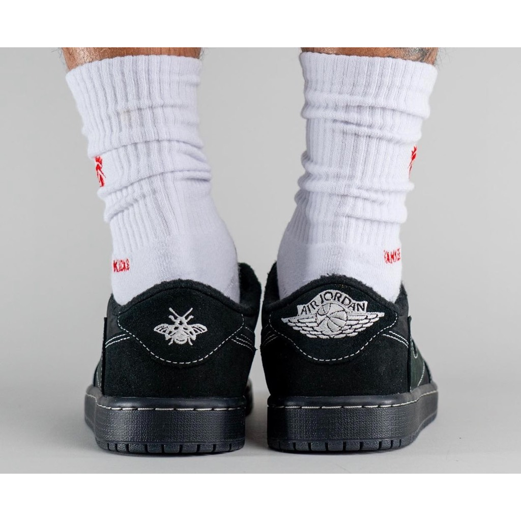 Giày jordan 1 travis scott mẫu mới 2023, giày đen full cá tính huyền bí dành cho nam nữ
