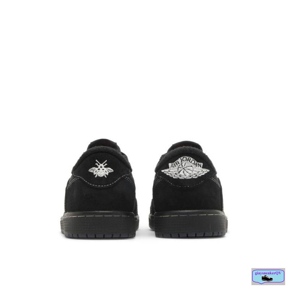 Giày jordan 1 travis scott mẫu mới 2023, giày đen full cá tính huyền bí dành cho nam nữ