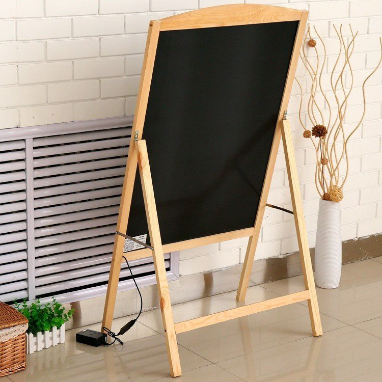 Bảng Led Huỳnh Quang khung gỗ 60x80cm, 50x70cm, 40x60cm