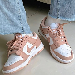 JDK STORE_Giày Sneaker Sb Dunk Rose Whisper Hồng Đất