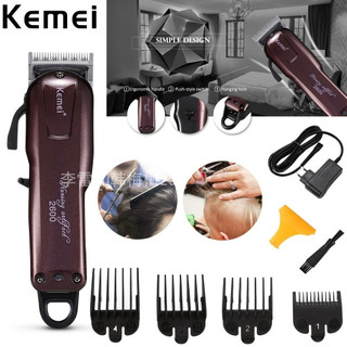 Tông Đơ Cắt Tóc Kemei KM-2600 chuyên nghiệp không Dây - Hàng chuẩn hãng nhập khẩu