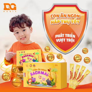 Cốm ăn ngon Bạch Mai Đỗ Gia- sản phẩm giúp bé ăn ngon miệng, dành cho trẻ biếng ăn hộp 30 gói x 3g