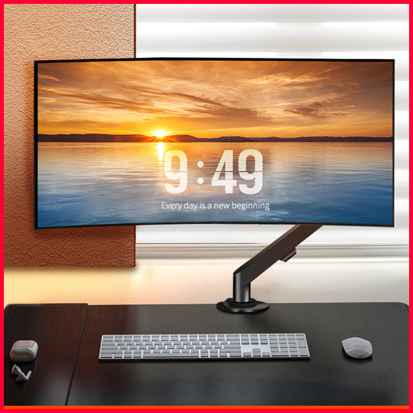 Giá treo màn hình máy tính F90 tích hợp màn 17 - 30 inch tải trọng 9Kg mẫu mới 2023