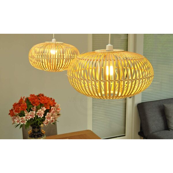 Đèn tre trang trí thả trần