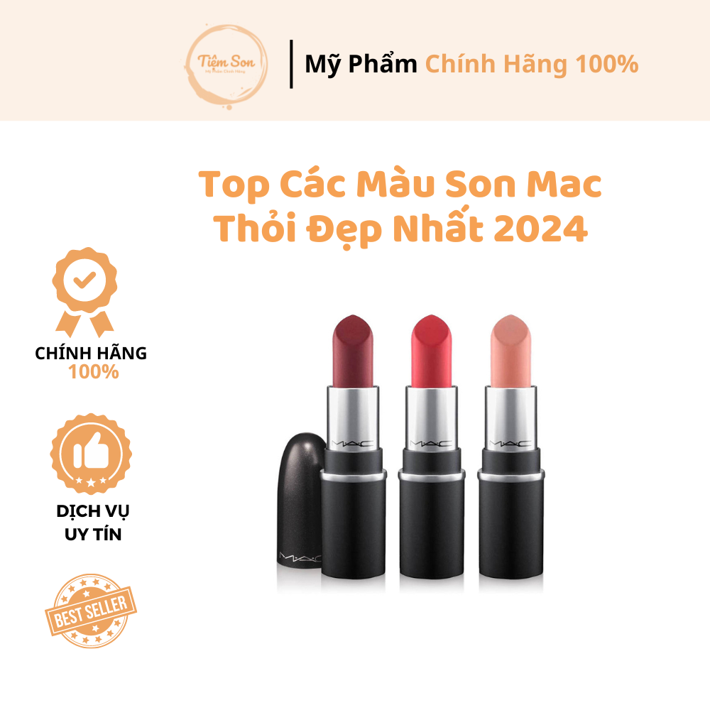 Son MAC Thỏi Chính Hãng, Matte, Rettro Matte, Powder Kiss Có Bill Bao Check date 2025 - 2026