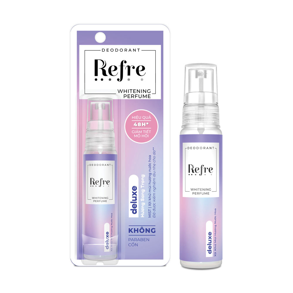 Xịt khử mùi hương nước hoa - Refre Whitening Perfume 30ml