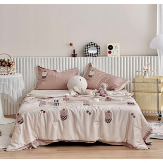 Chăn lụa tencel gấu Teddy hàng cao cấp 2mx2m3