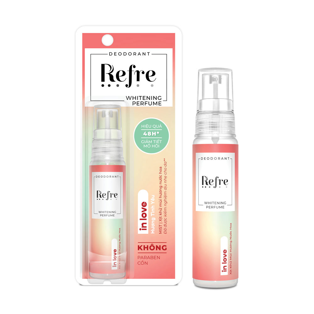 Xịt khử mùi hương nước hoa - Refre Whitening Perfume 30ml