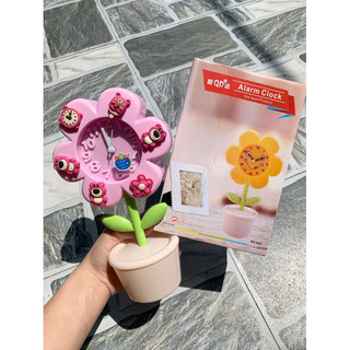 ĐỒNG HỒ BÁO THỨC HÌNH HOA (KÈM STICKER)