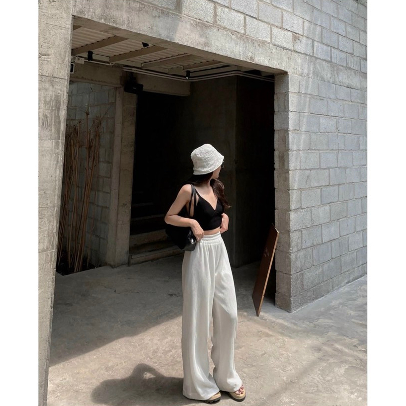 Áo bra có đệm mút kèm thun tăm 2 dây mảnh MUỐI 1254