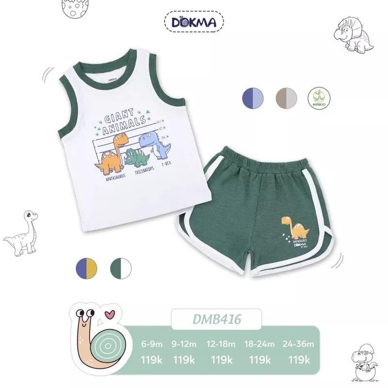 Bộ ba lỗ, sát nách Dokma 9-36M DB931, DMB416