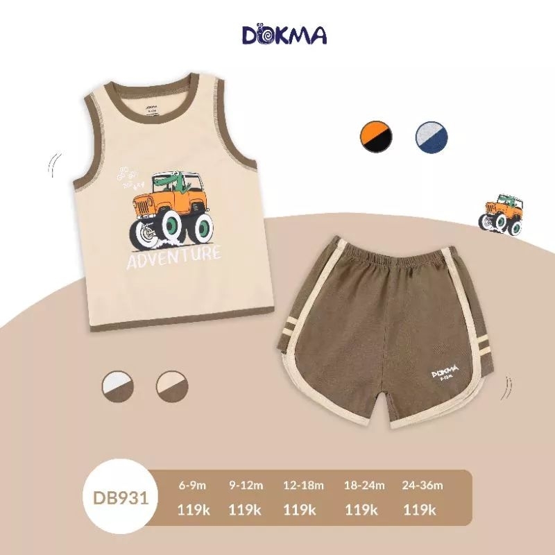 Bộ ba lỗ, sát nách Dokma 9-36M DB931, DMB416